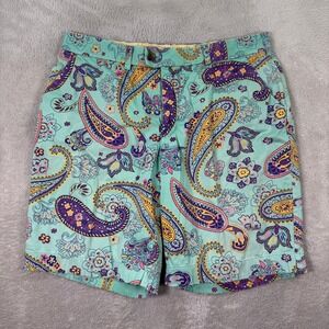 Loudmouth Golf‎ Shorts Paisley Print Cotton Blend Colorful Mens Size 36 Preppy